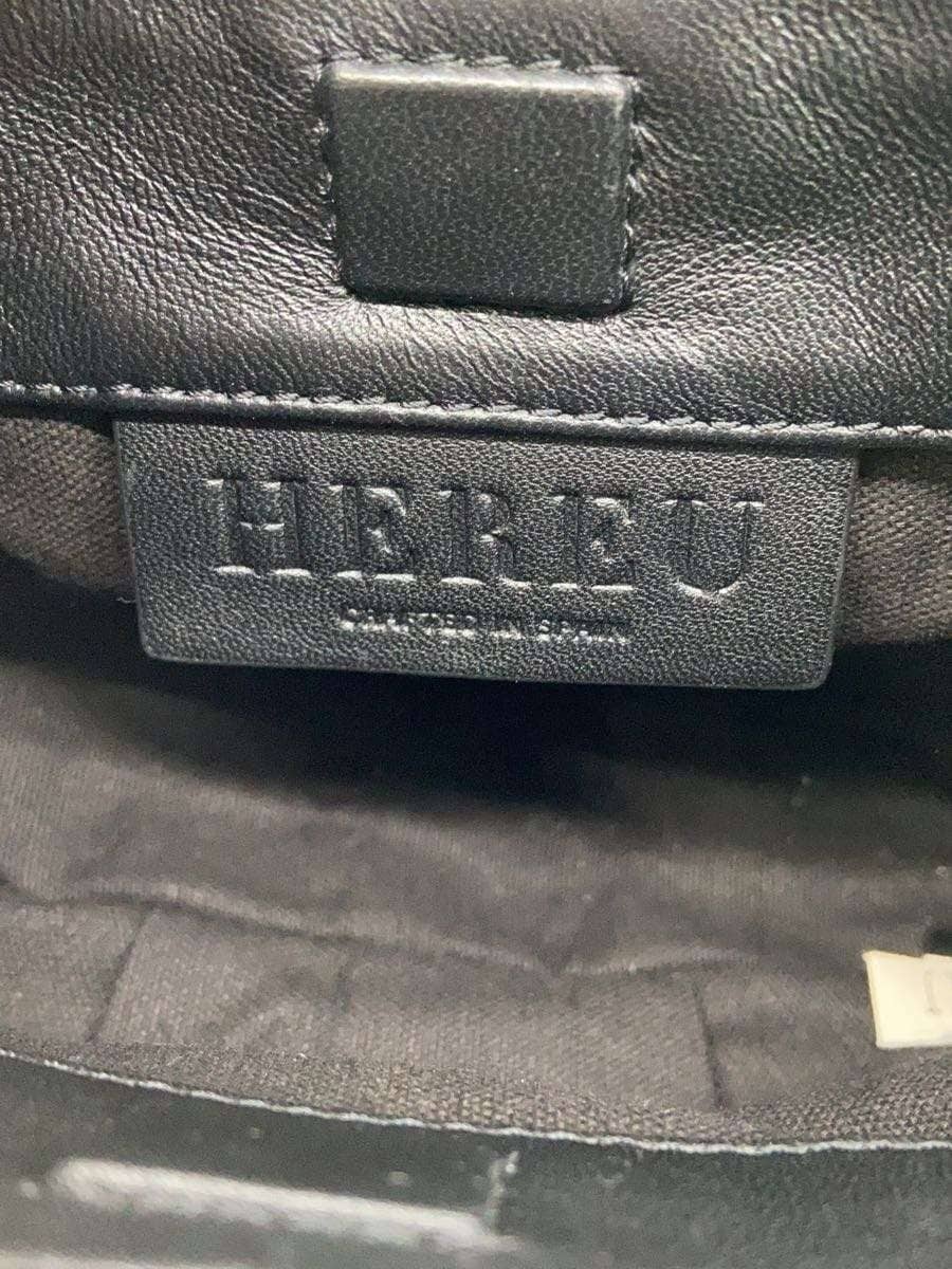 HEREU Handbag Leather BLK 5