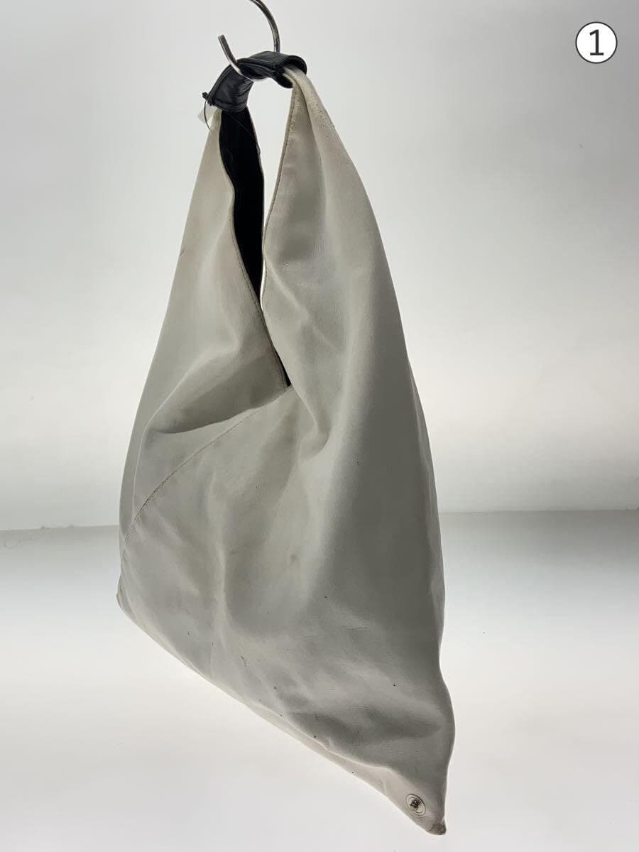 MM6 Bag Leather WHT 2