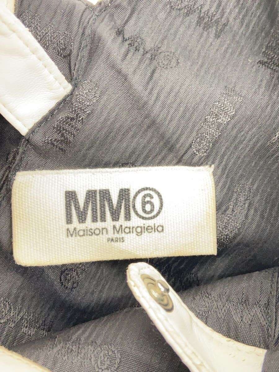 MM6 Bag Leather WHT 5