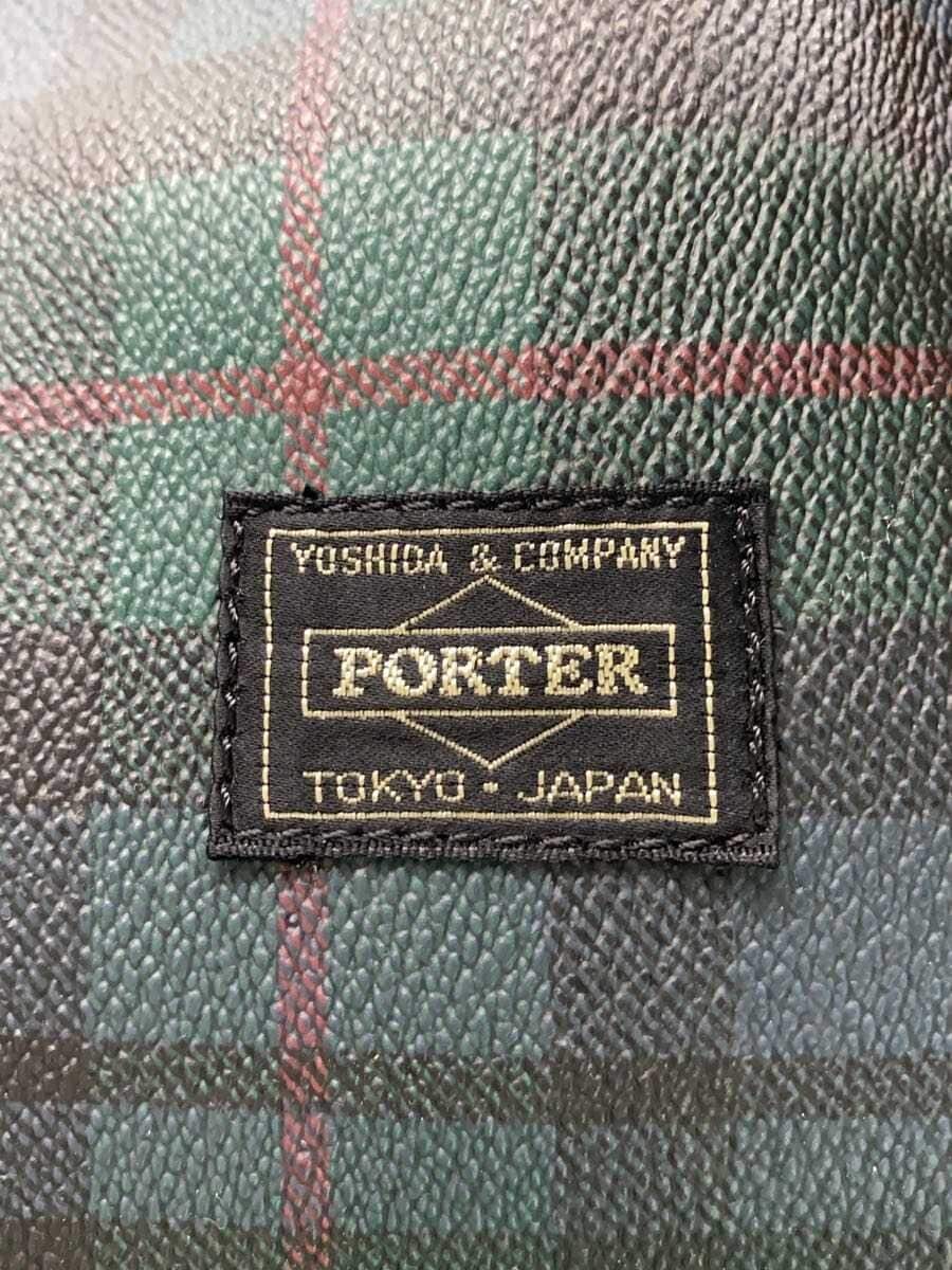 PORTER × B-YOSHIDA Boston Bag -- GRN Check 5