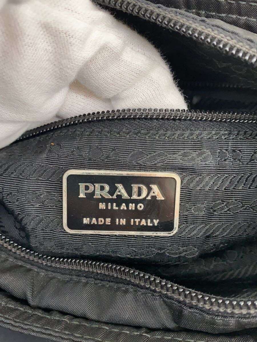 PRADA Handbag Nylon BLK Solid 5