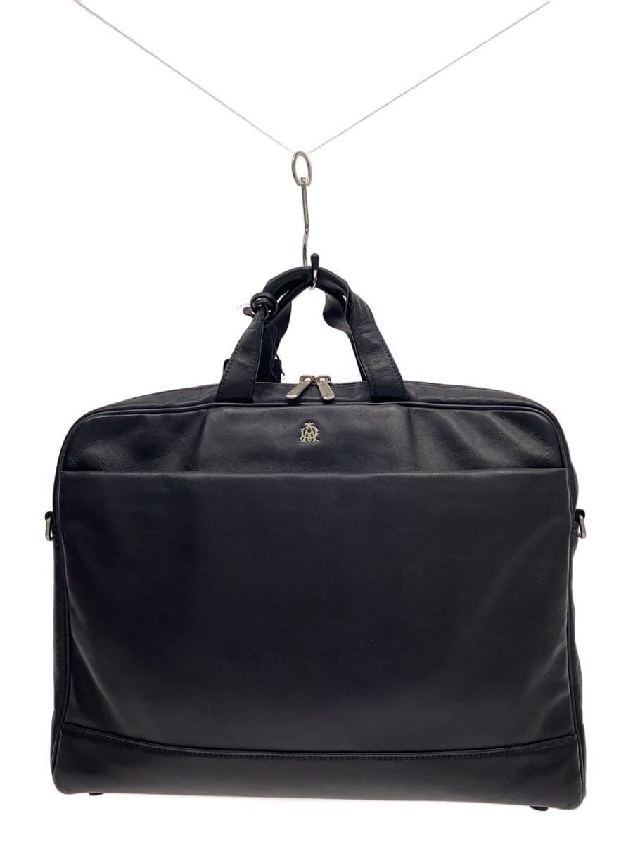 dunhill Corner Wear Briefcase BLK Solid