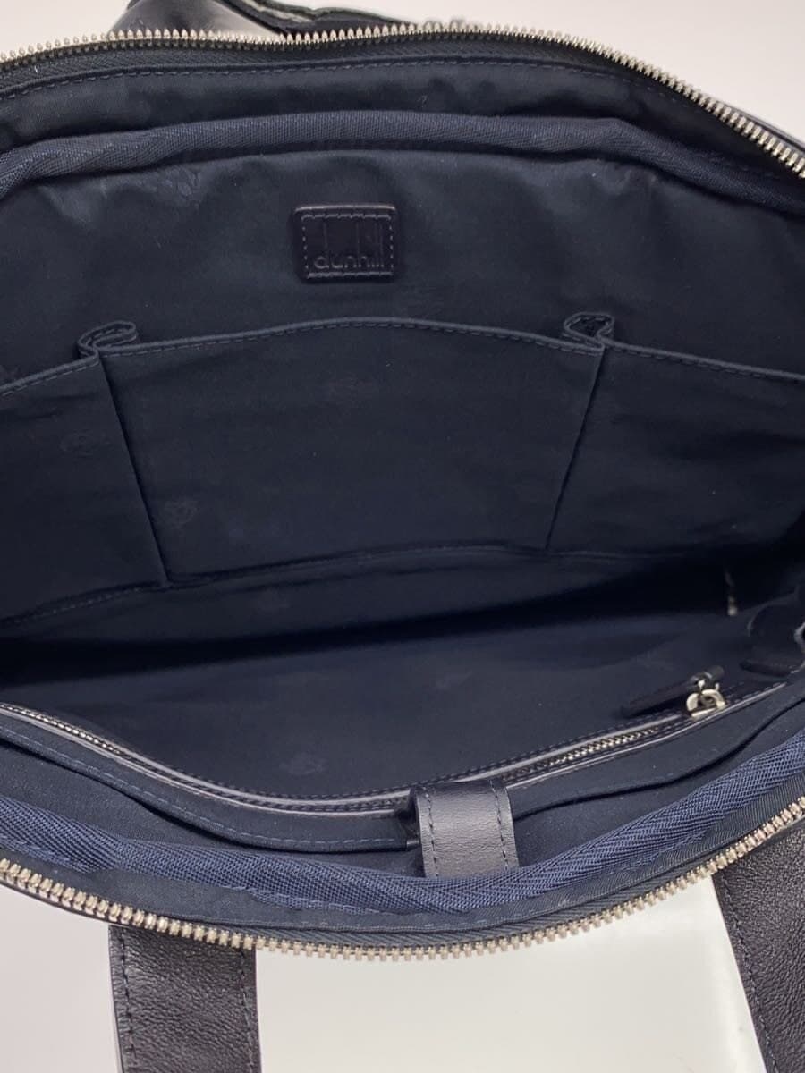 dunhill Corner Wear Briefcase BLK Solid 6