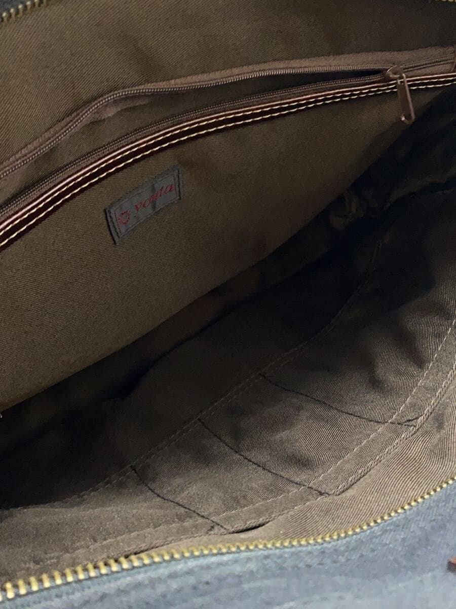 youta2-Way Shoulder Briefcase Leather BRW Solid 6