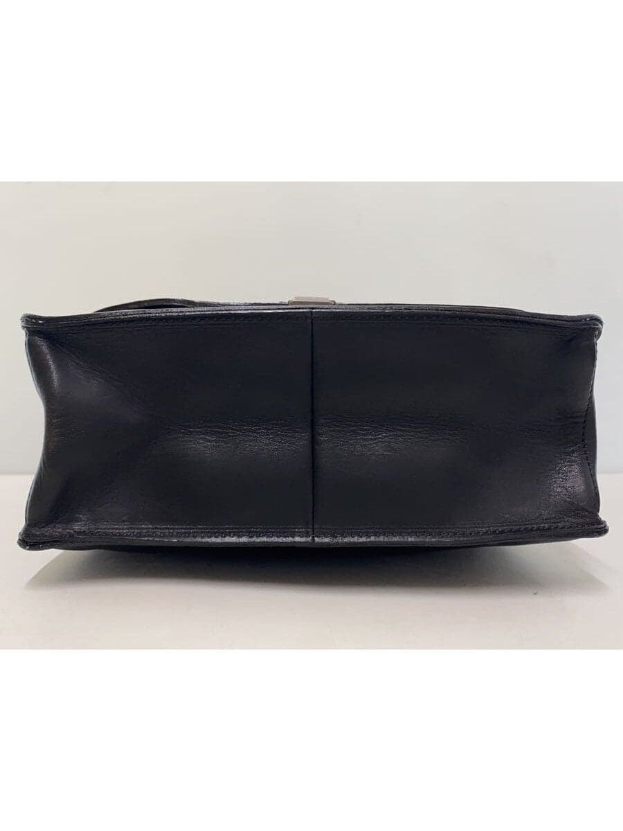 Y’s Messenger Bag Leather BLK Solid 4