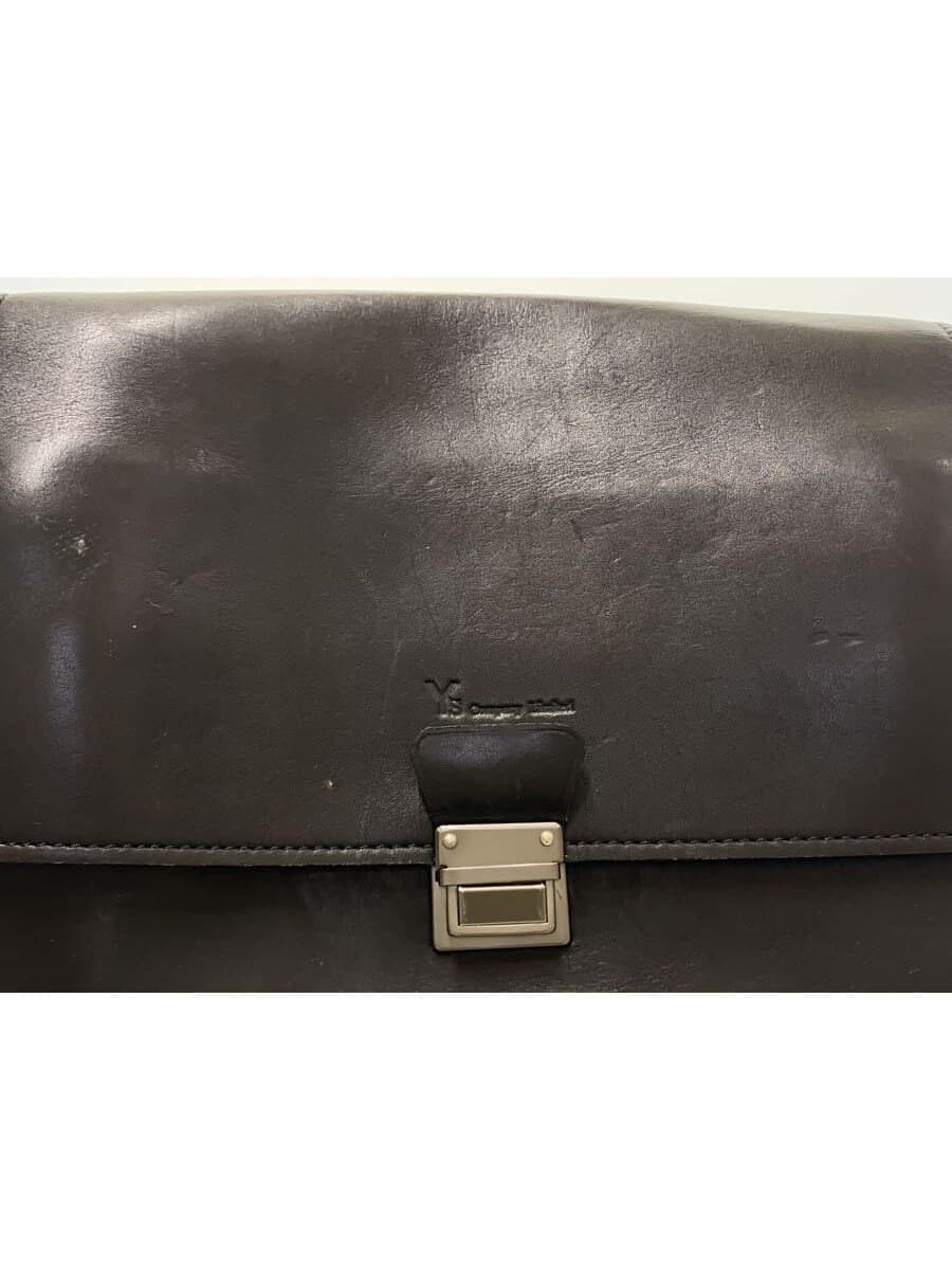 Y’s Messenger Bag Leather BLK Solid 7