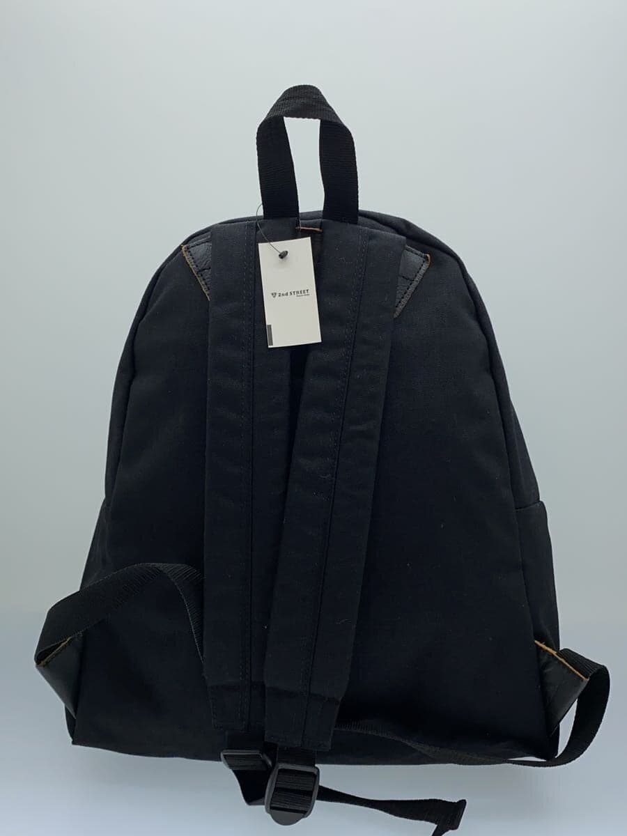 COMME des GARCONS HOMME PLUS Daypack Nylon BLK Solid PZ-K206 Leather Reinforced Inside Zip Pocket 3