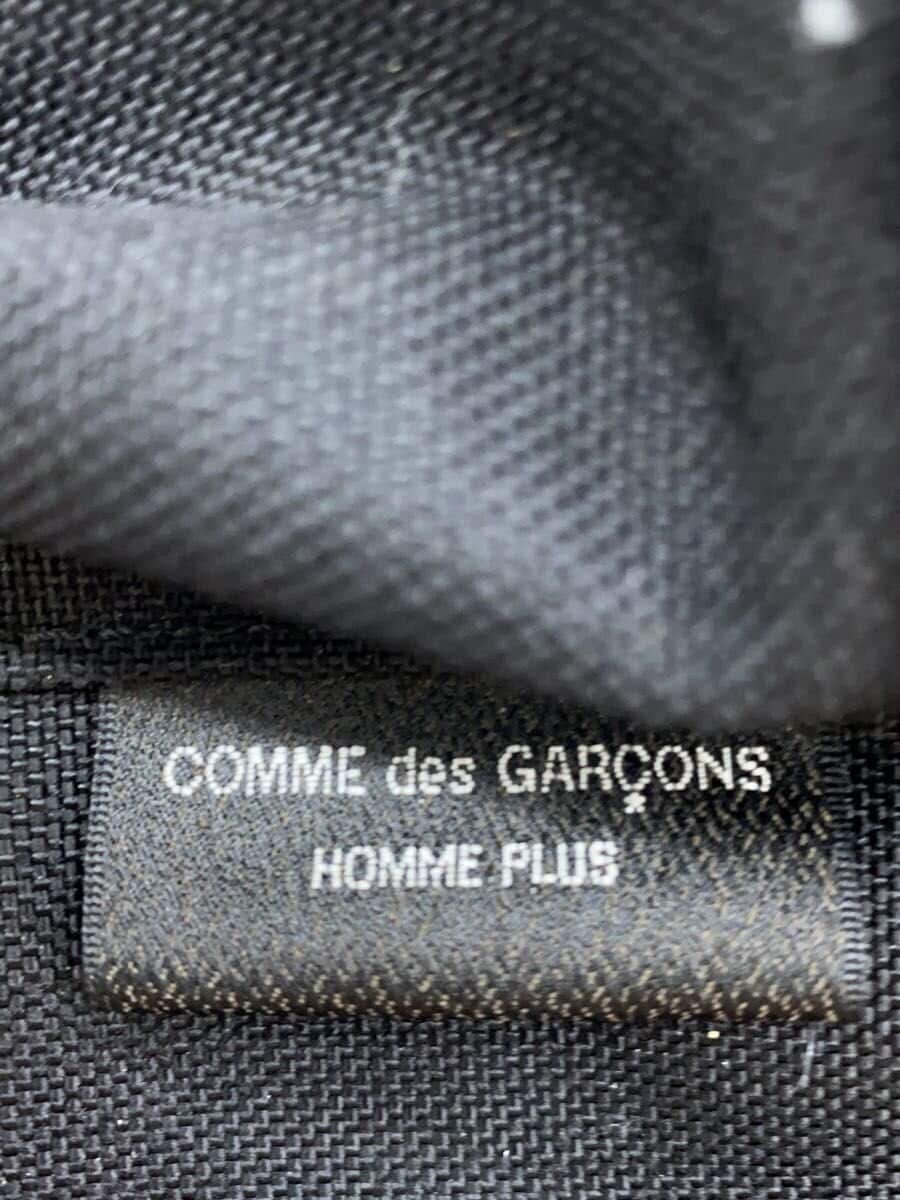 COMME des GARCONS HOMME PLUS Daypack Nylon BLK Solid PZ-K206 Leather Reinforced Inside Zip Pocket 5