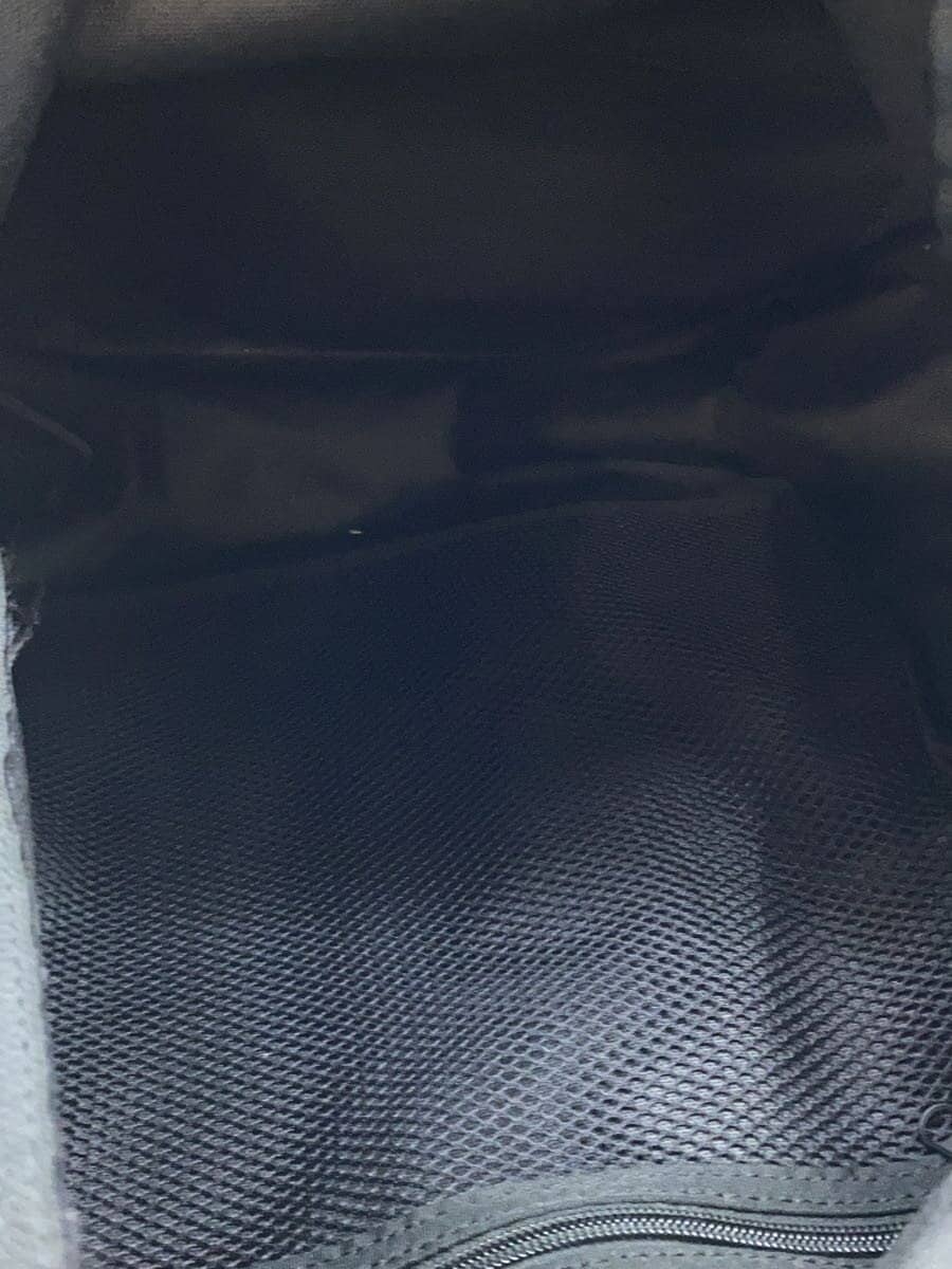 COMME des GARCONS HOMME PLUS Daypack Nylon BLK Solid PZ-K206 Leather Reinforced Inside Zip Pocket 6