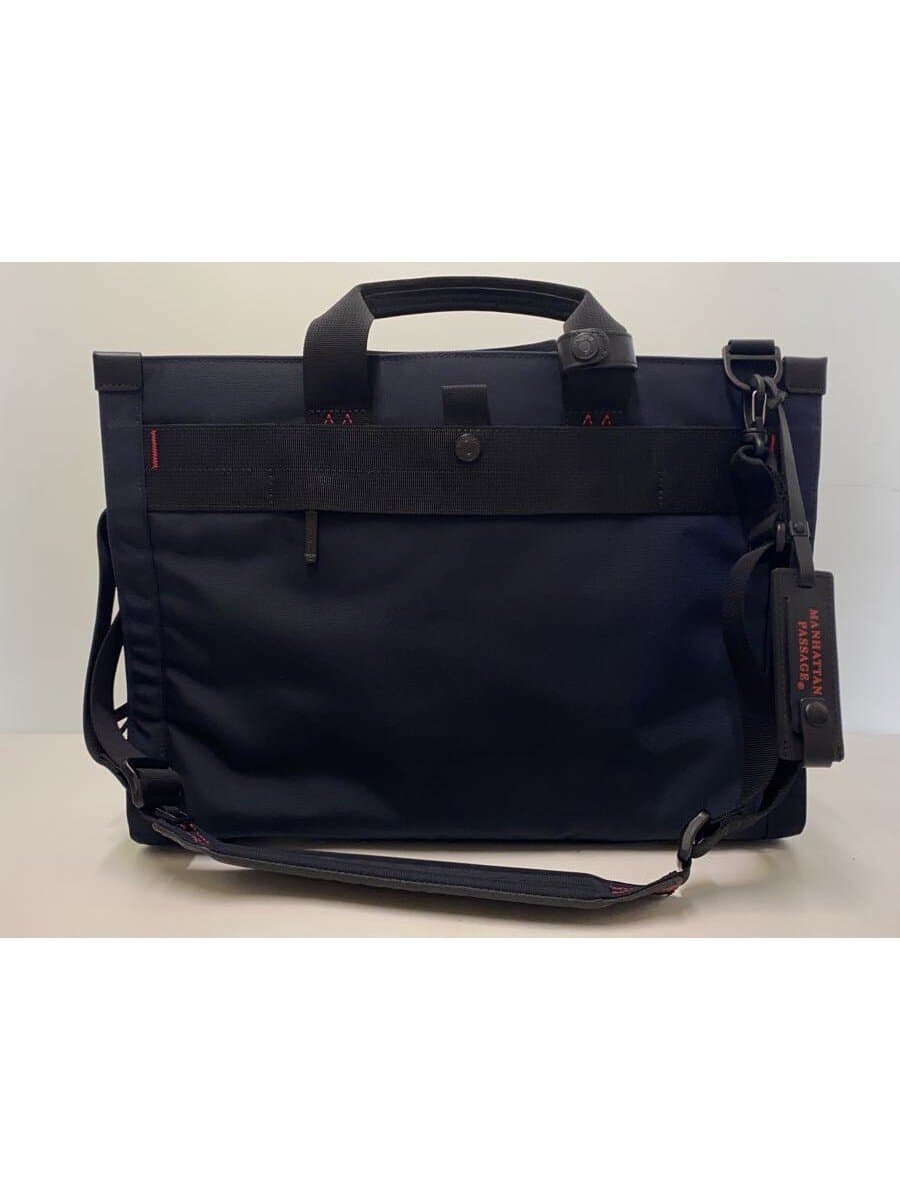 Manhattan Passage Modern 2-Way Briefcase NVY Solid 8060 3