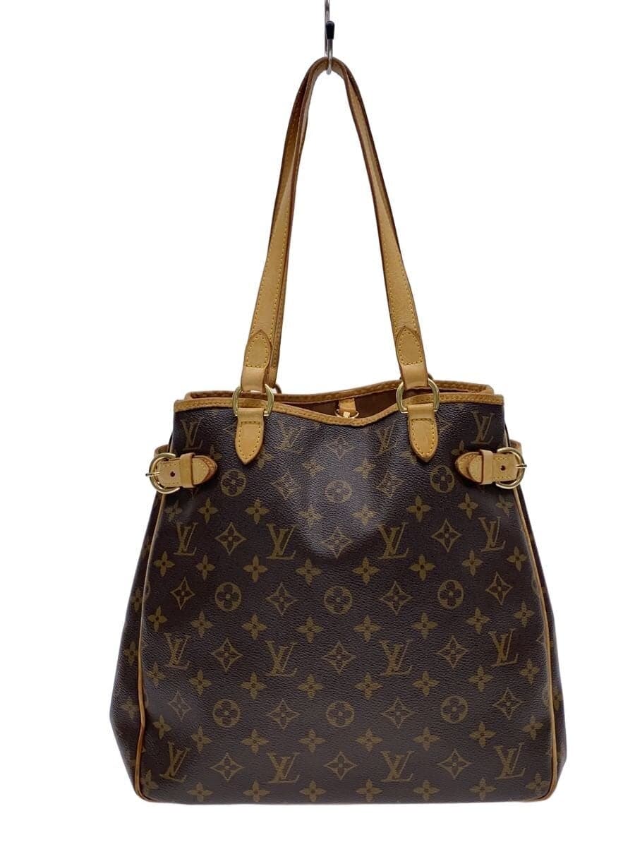 LOUIS VUITTON Tote Bag_Monogram Canvas PVC BRW All-Over Print M51240