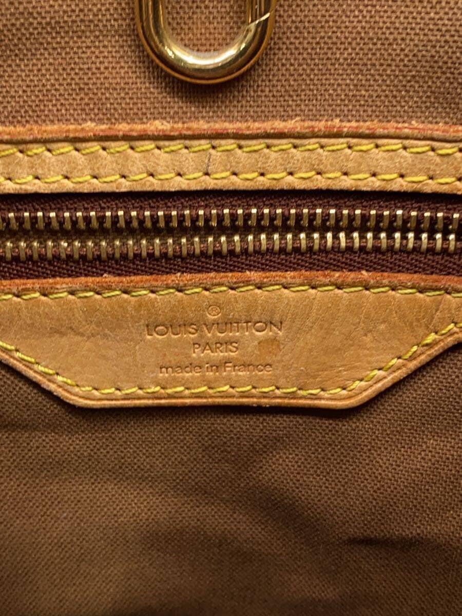 LOUIS VUITTON Tote Bag_Monogram Canvas PVC BRW All-Over Print M51240 5