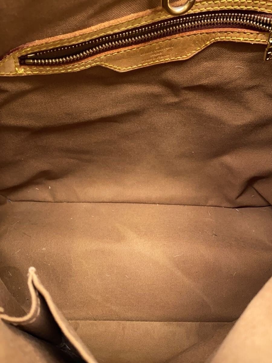 LOUIS VUITTON Tote Bag_Monogram Canvas PVC BRW All-Over Print M51240 6