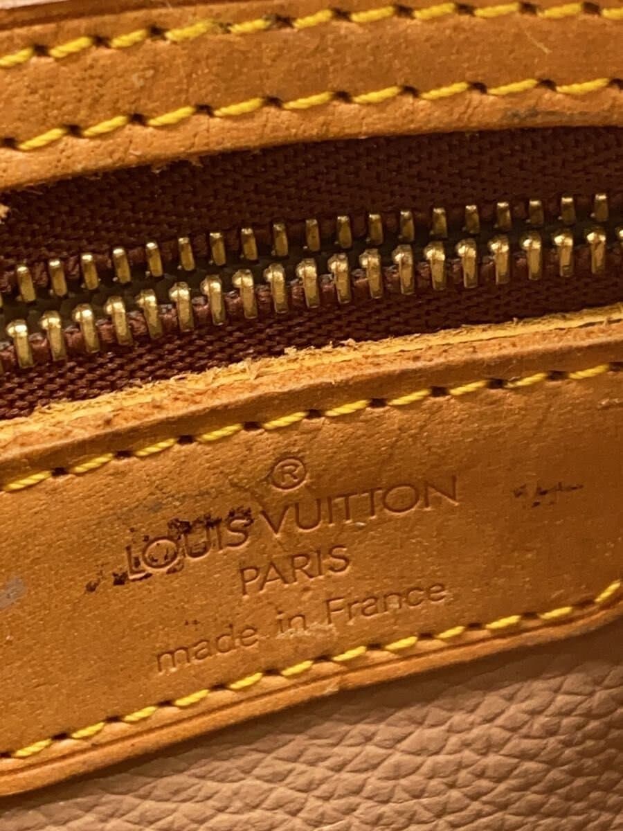 LOUIS VUITTON Petit Bucket_Monogram Canvas PVC BRW 5