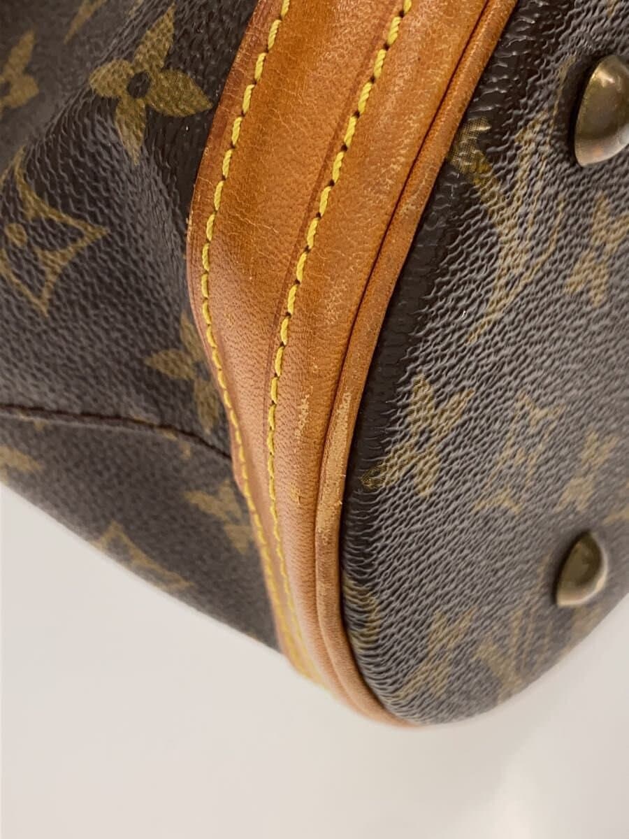 LOUIS VUITTON Petit Bucket_Monogram Canvas PVC BRW 7