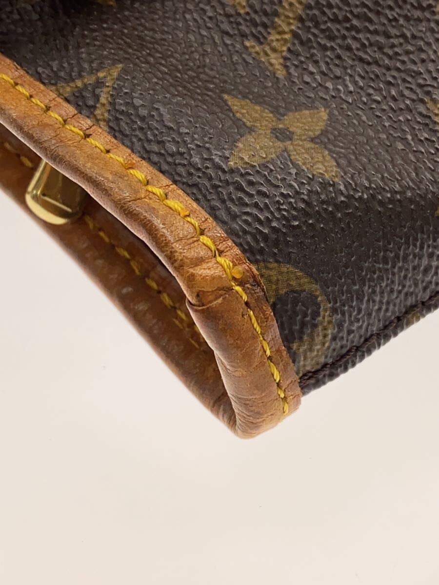 LOUIS VUITTON Petit Bucket_Monogram Canvas PVC BRW 8