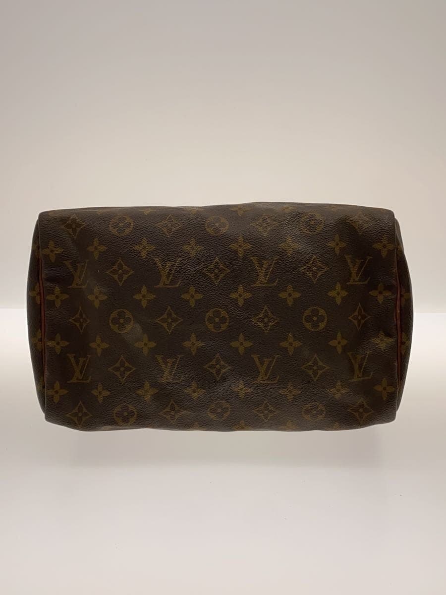 LOUIS VUITTON2)Speedy 30_Monogram Canvas PVC BRW All Over Pattern 4