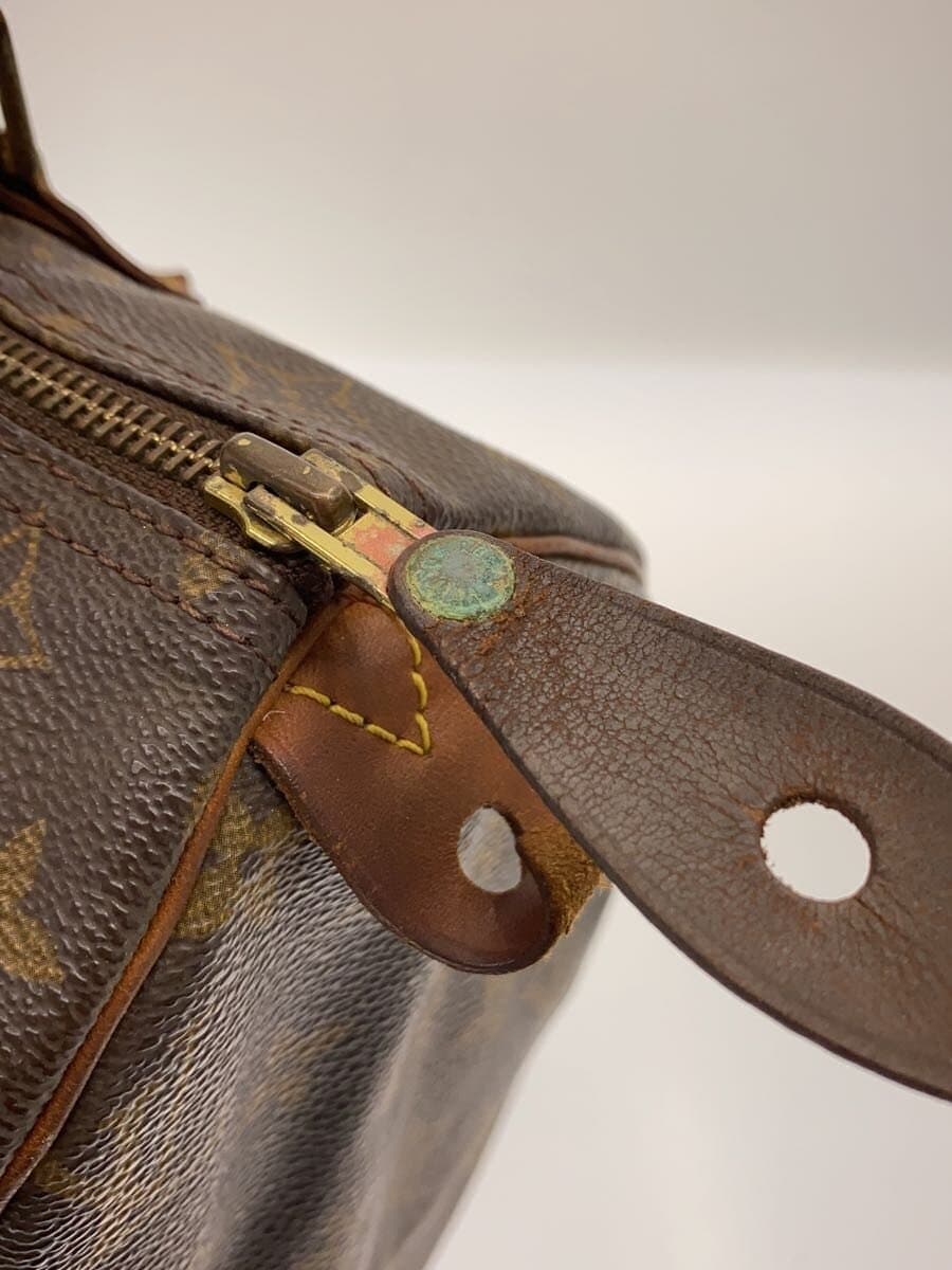 LOUIS VUITTON2)Speedy 30_Monogram Canvas PVC BRW All Over Pattern 7