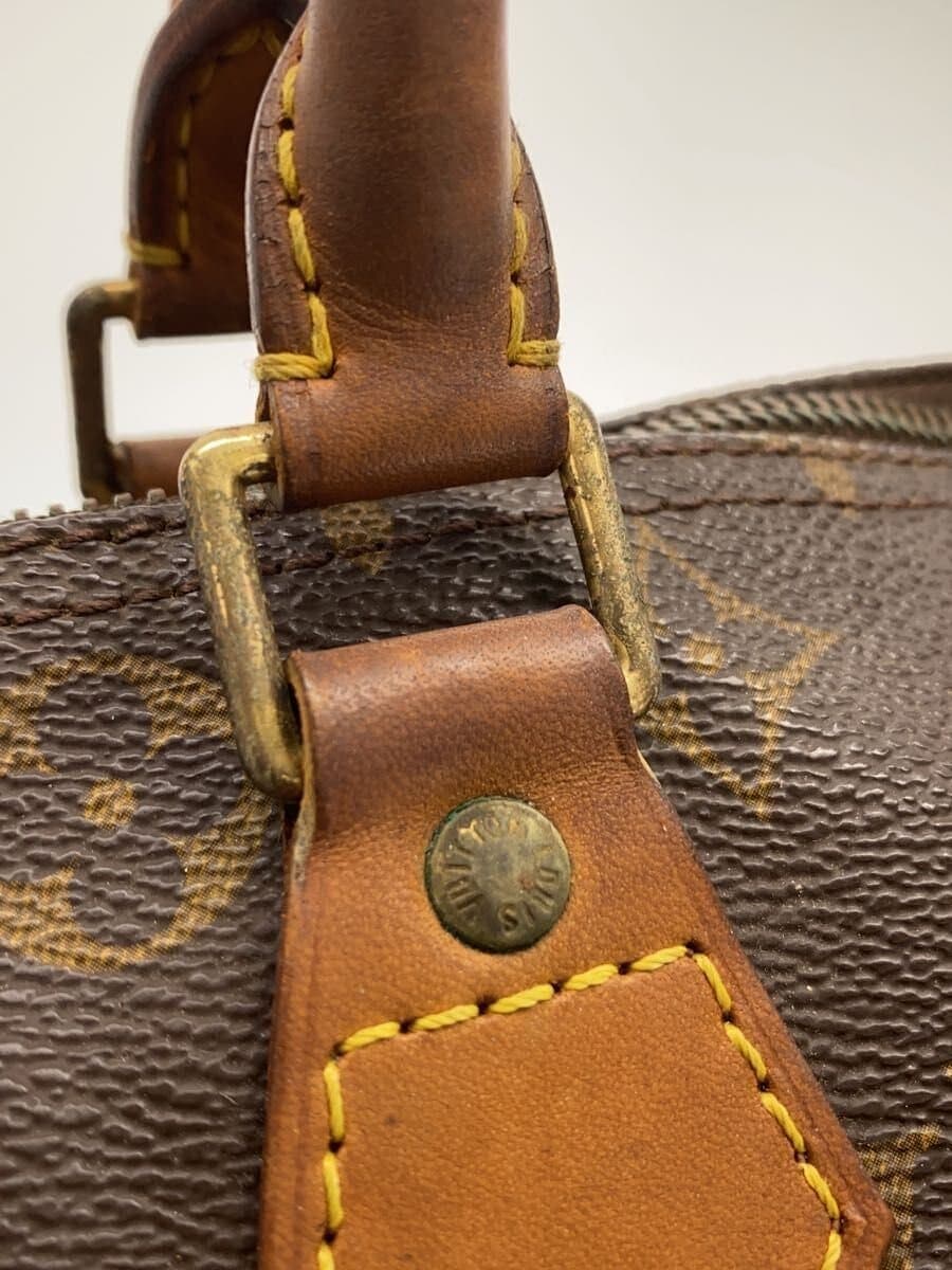 LOUIS VUITTON2)Speedy 30_Monogram Canvas PVC BRW All Over Pattern 8