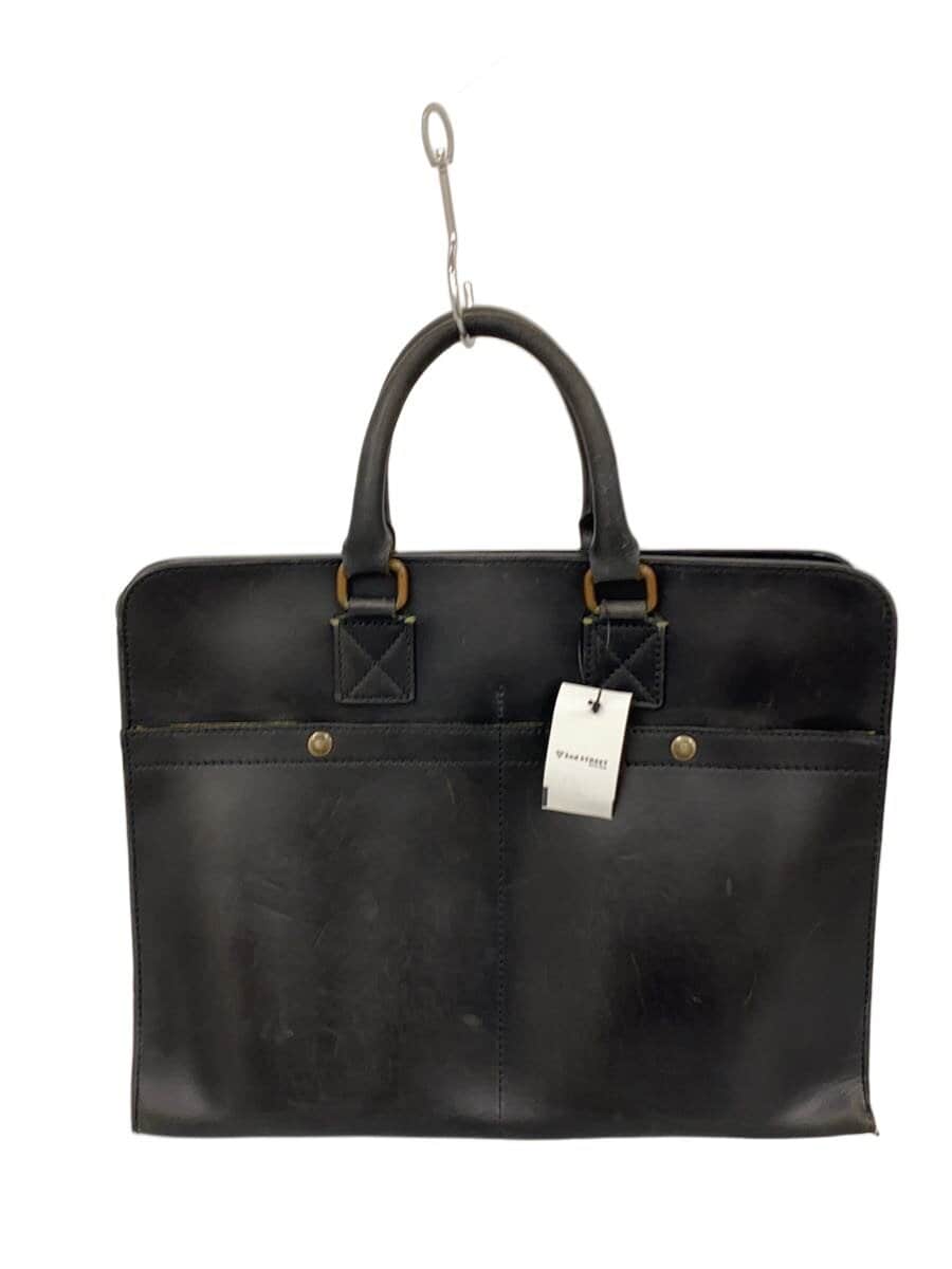 Paul Smith Briefcase Leather BLK Solid Business Bag