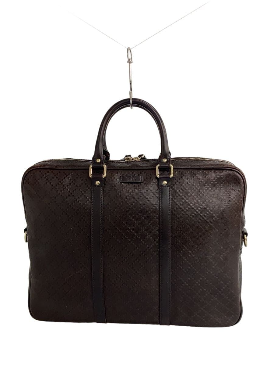 GUCCI Briefcase_Diamante Leather BRW