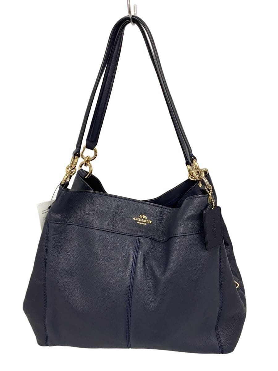 COACH Lexi _Navy Rayon NVY Solid