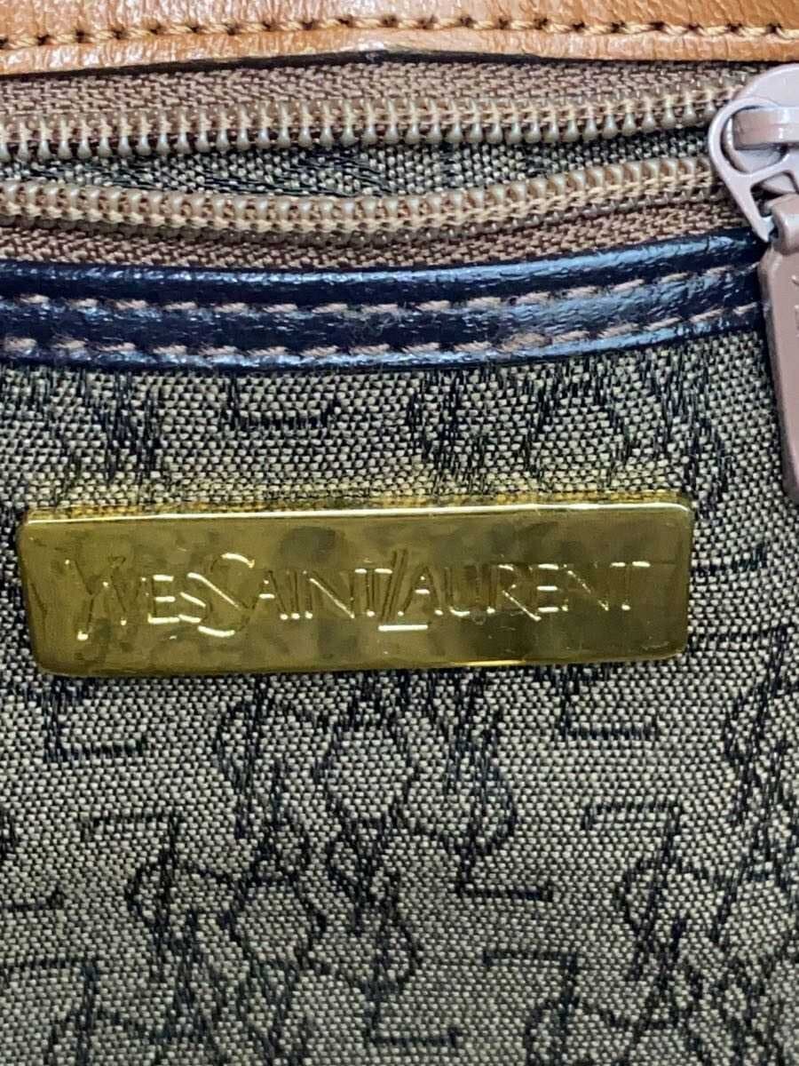YVES SAINT LAURENT Shoulder Bag KHK All Over Pattern All Do 5