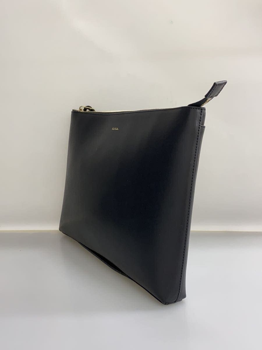 Paul Smith Shoulder Bag Leather BLK Solid 2