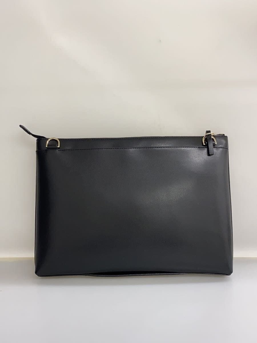 Paul Smith Shoulder Bag Leather BLK Solid 3