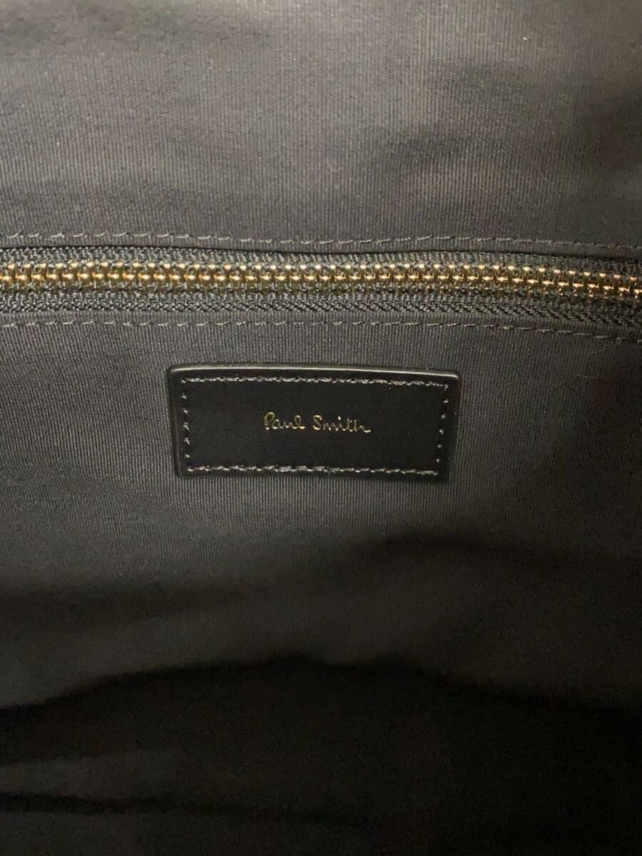 Paul Smith Shoulder Bag Leather BLK Solid 5