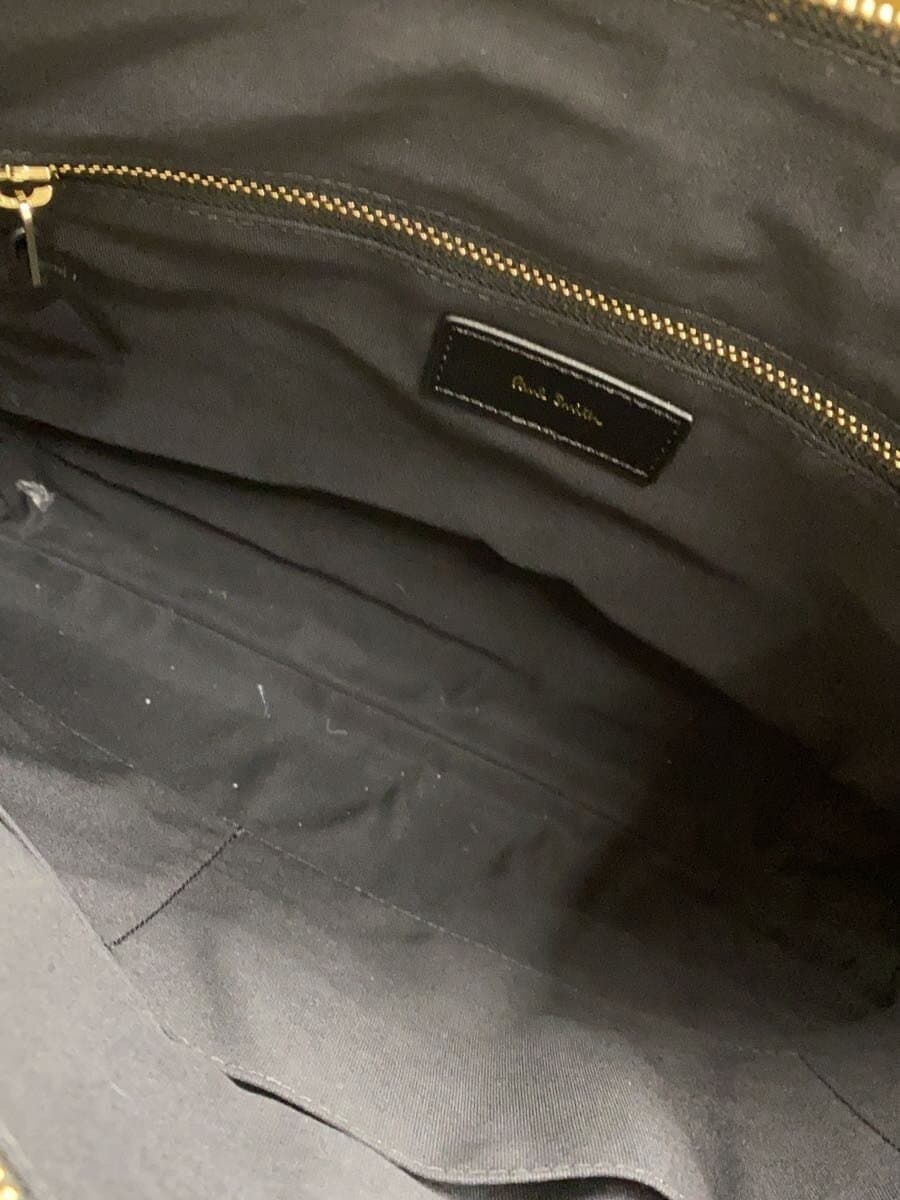 Paul Smith Shoulder Bag Leather BLK Solid 6