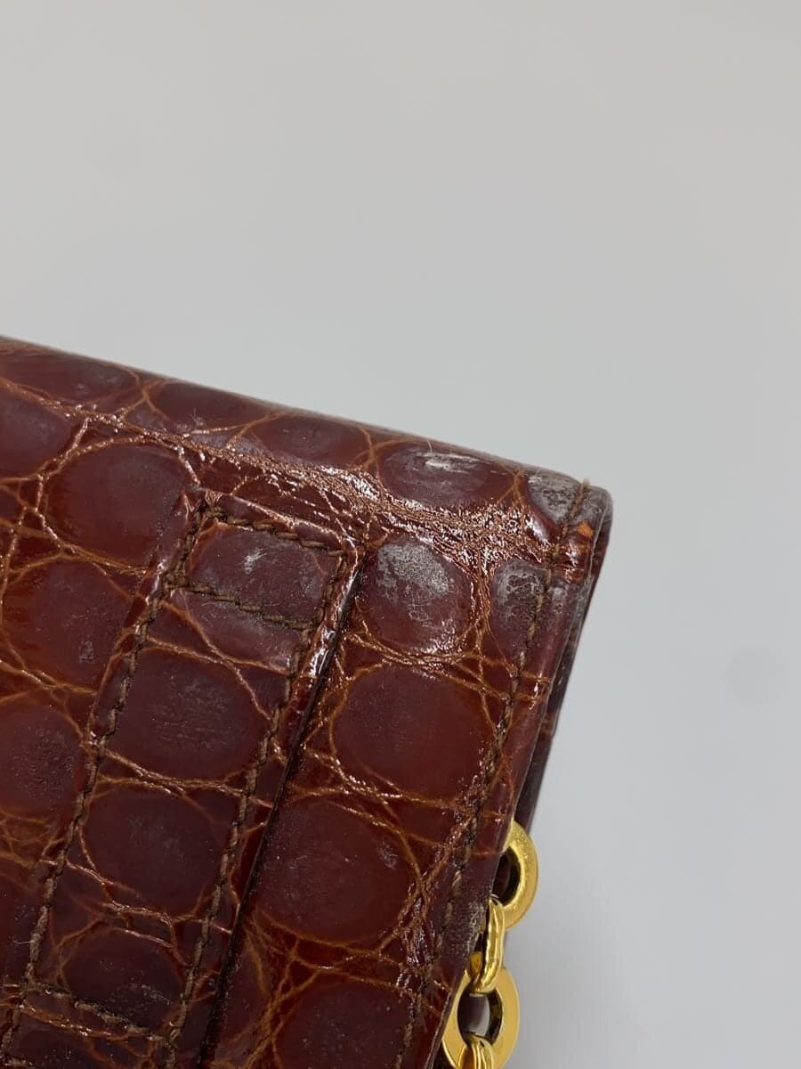 Salvatore Ferragamo shoulder bag leather BRW plain AQ-213202 Vara ribbon 8