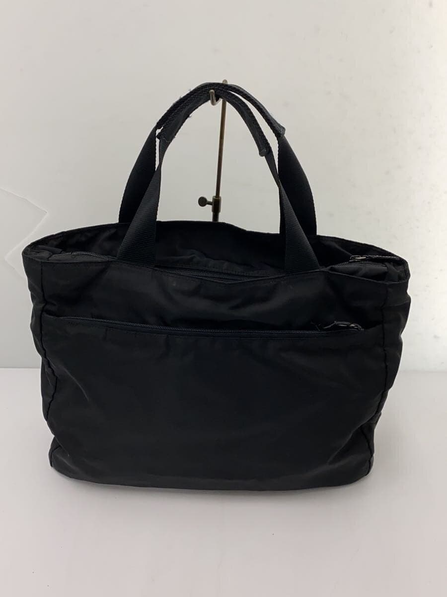 PRADA Tote Bag Nylon BLK Solid 3