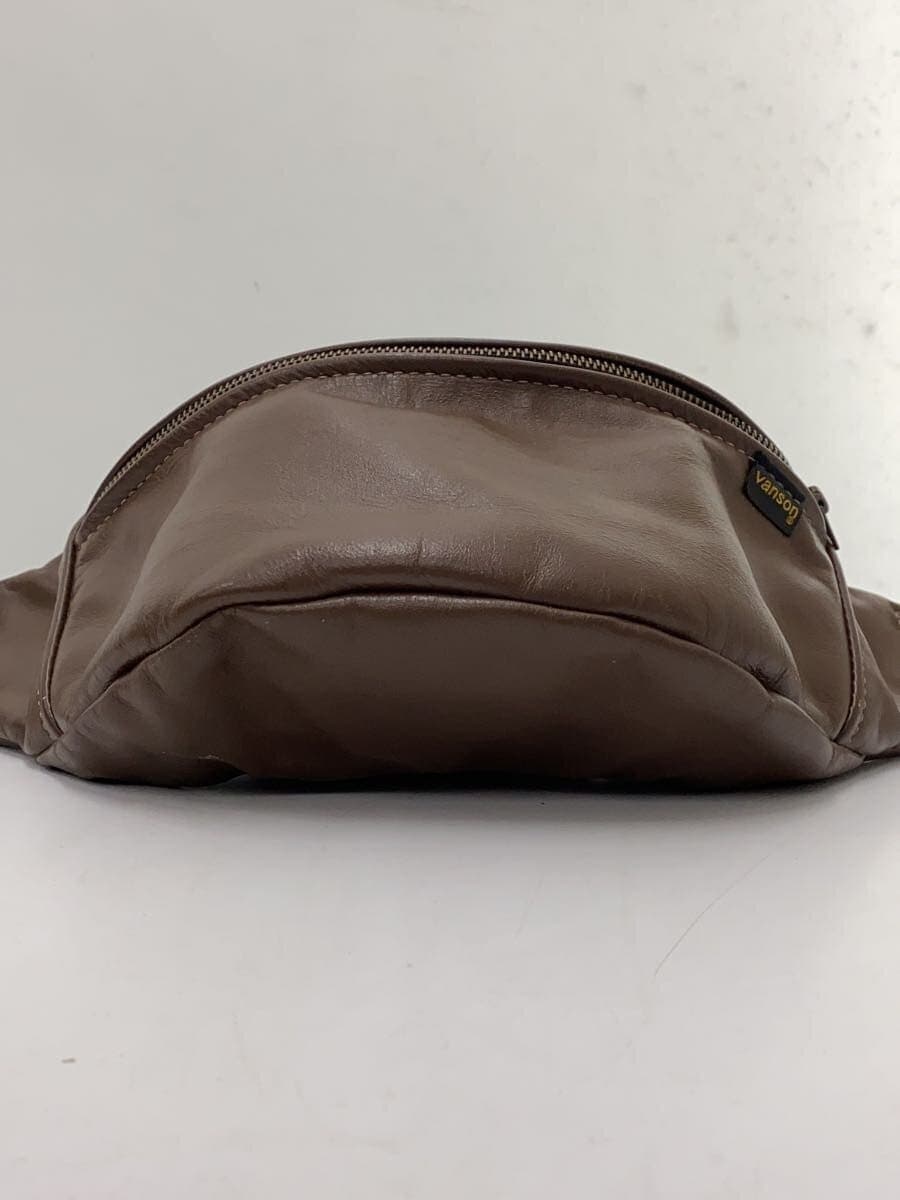 VANSON Waist Bag NEW FANNY-PACK Leather BRW Solid 4