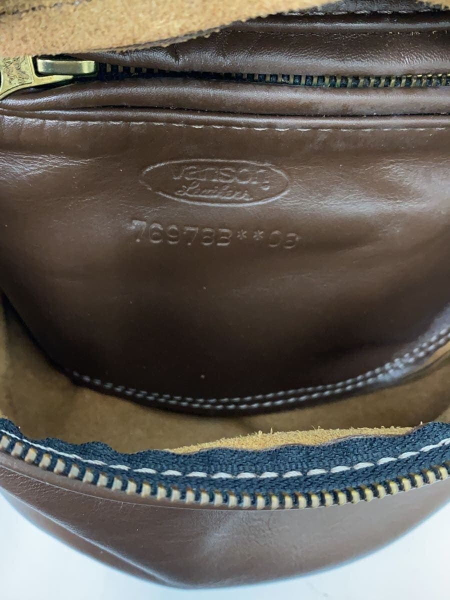 VANSON Waist Bag NEW FANNY-PACK Leather BRW Solid 6