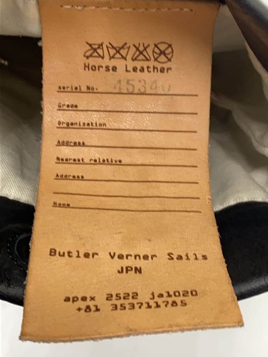 Butler Verner Sails Shoulder Bag Sacoche BLK Solid Made in Japan 5