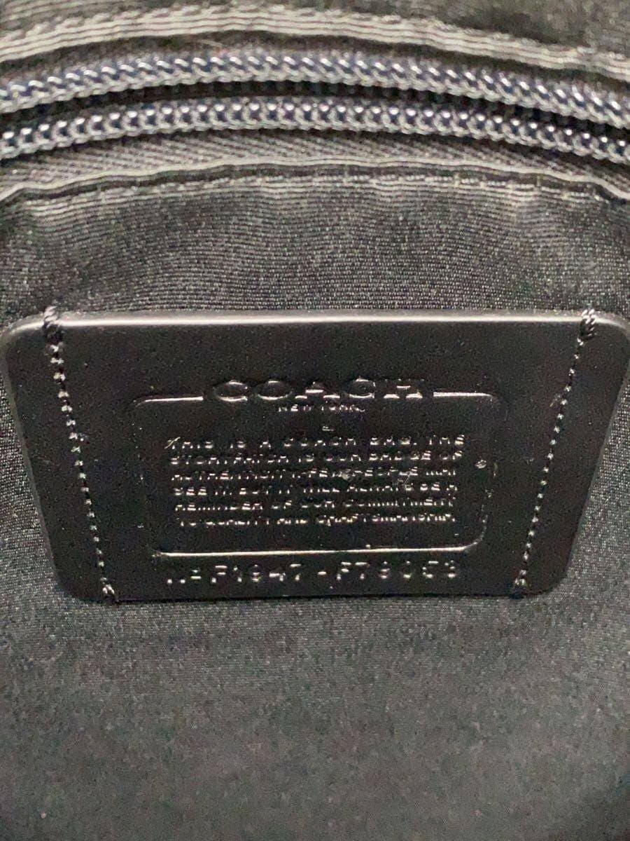 COACH Shoulder Bag Leather GRY All-over Pattern F79053 5