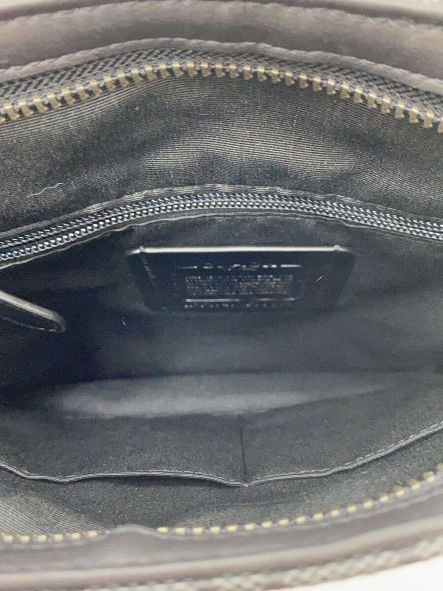 COACH Shoulder Bag Leather GRY All-over Pattern F79053 6