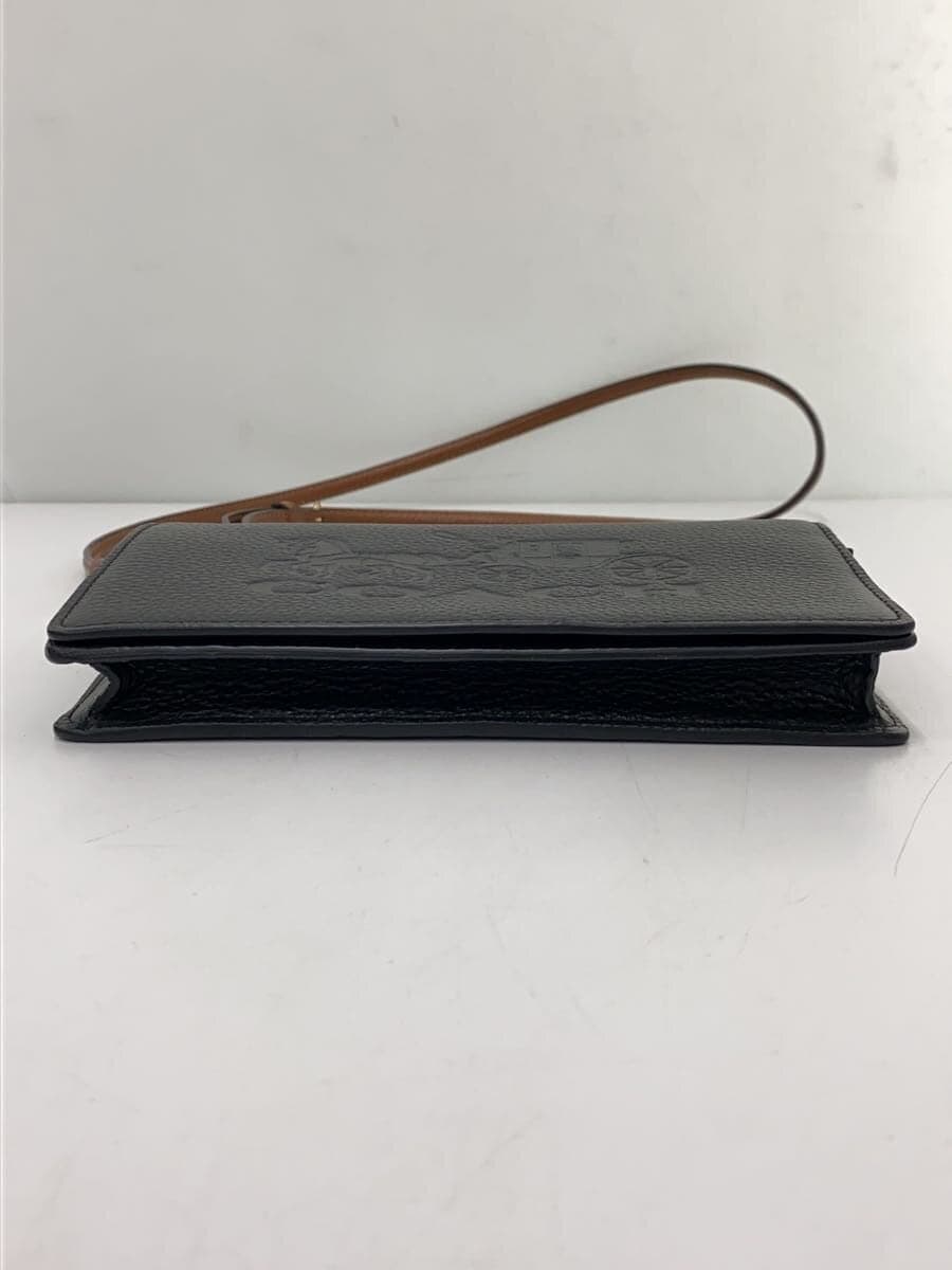 COACH Shoulder Bag Leather Black C4209 4