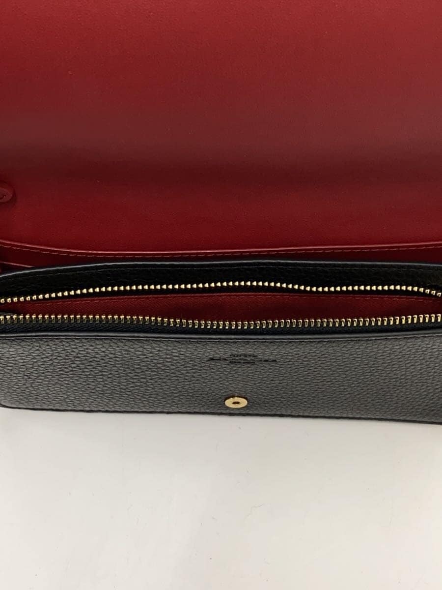 COACH Shoulder Bag Leather Black C4209 6