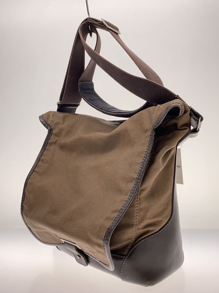 dunhill MOTORITIES Shoulder Bag Canvas BRW Plain 2