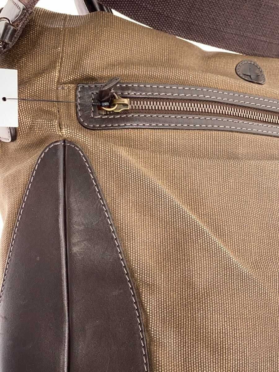 dunhill MOTORITIES Shoulder Bag Canvas BRW Plain 8