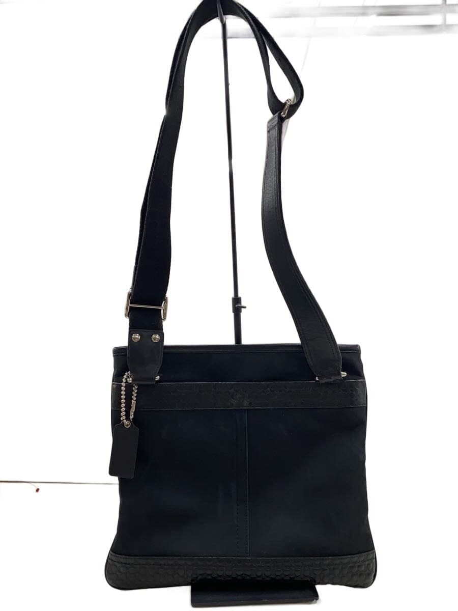 COACH Shoulder Bag Nylon BLK F70325