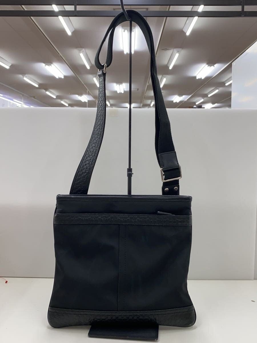 COACH Shoulder Bag Nylon BLK F70325 3