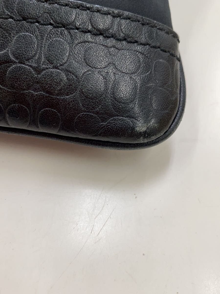 COACH Shoulder Bag Nylon BLK F70325 7