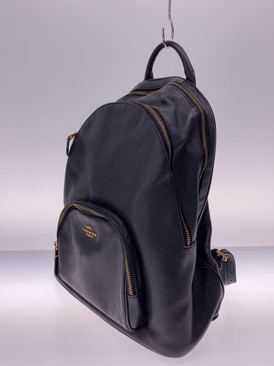 COACH Backpack Leather BLK 93836 2