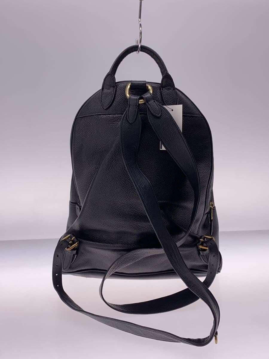 COACH Backpack Leather BLK 93836 3