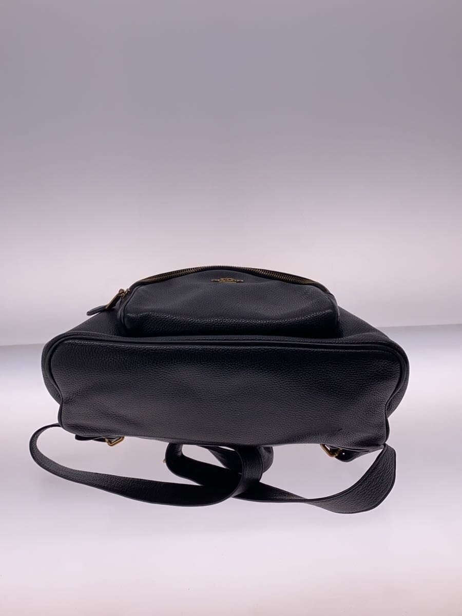 COACH Backpack Leather BLK 93836 4