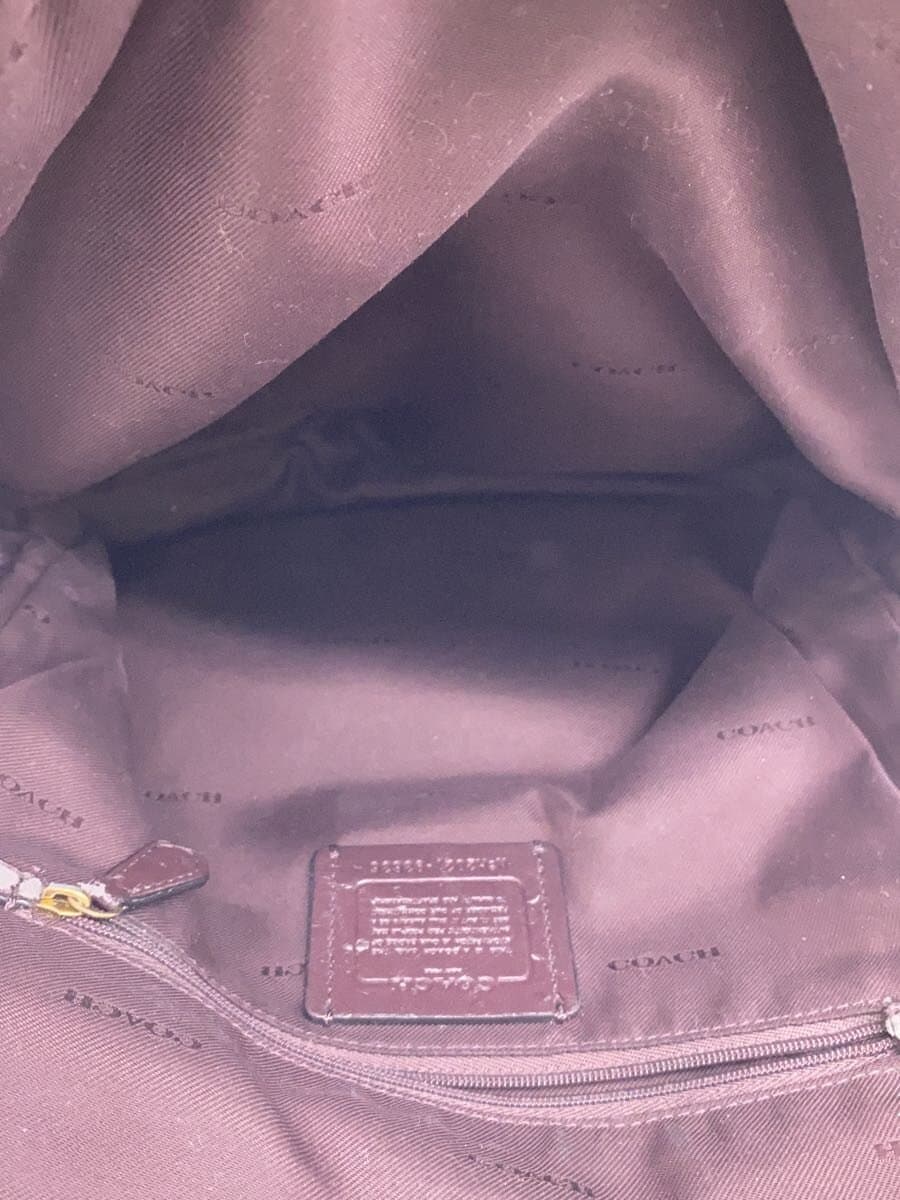 COACH Backpack Leather BLK 93836 6