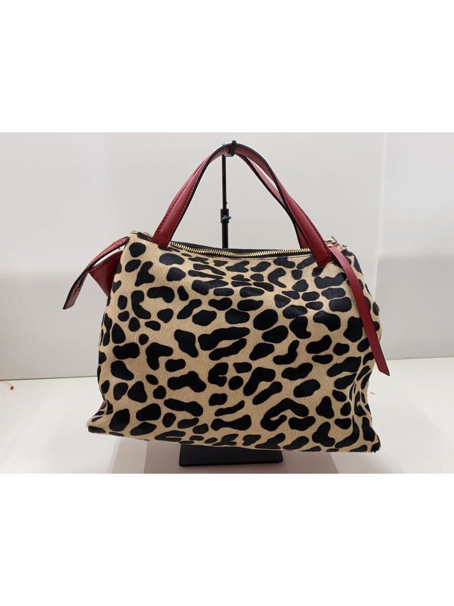 GIANNI CHIARINI Tote Bag BLK Leopard 3
